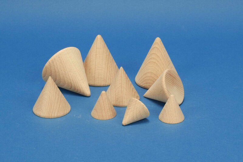 wooden cones