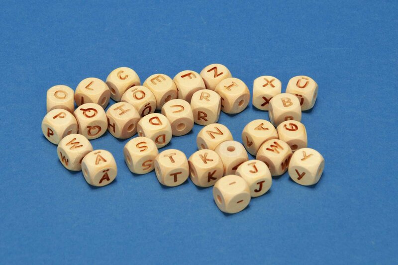 Letter beads alphabet beads
