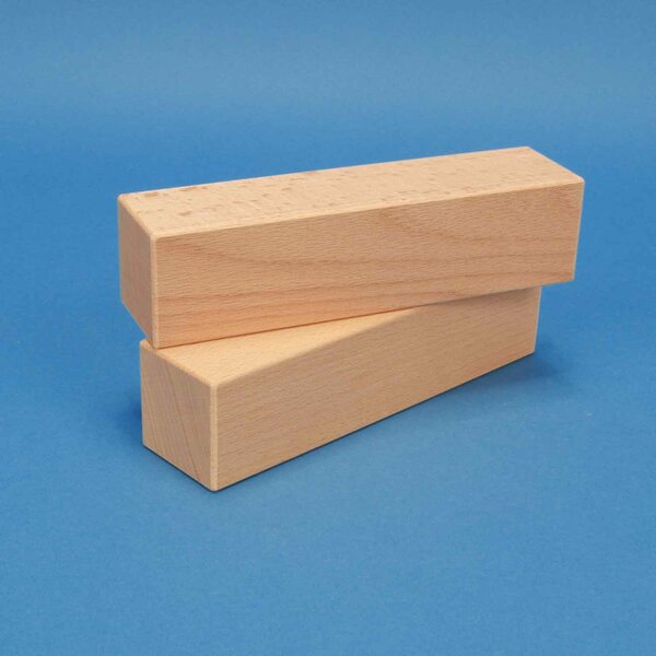 wooden building blocks 18 x 4,5 x 4,5 cm