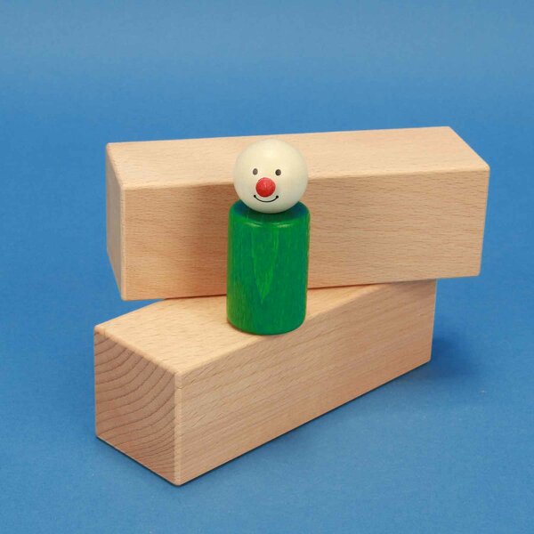 wooden blocks 13,5 x 4,5 x 4,5 cm beech