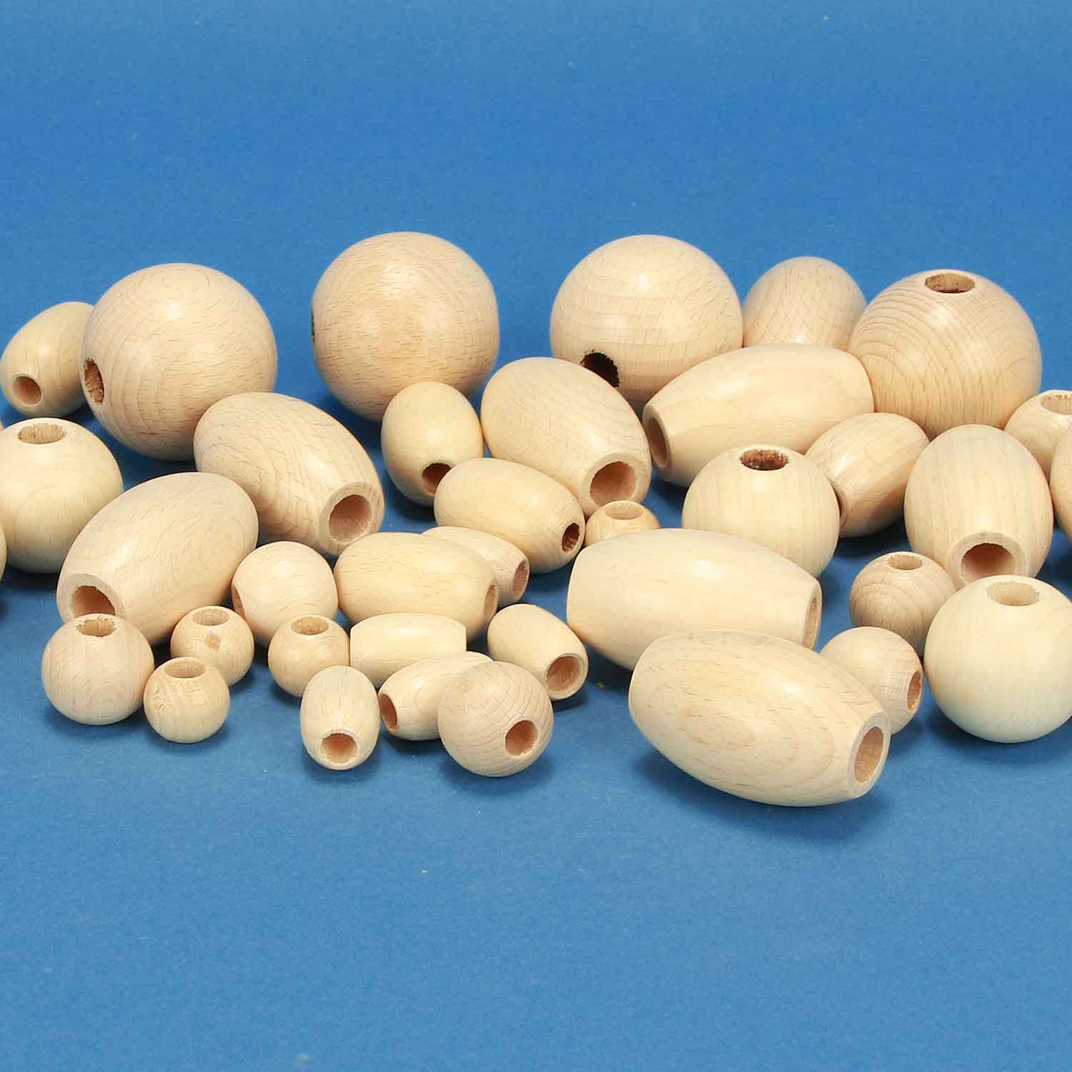 wooden macrame beads