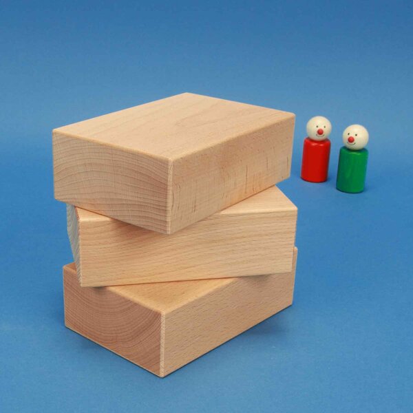 extra large wooden blocks 13,5 x 9 x 4,5 cm